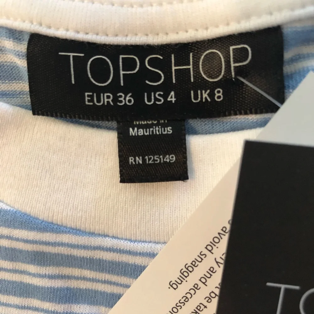 Topshop blue white
